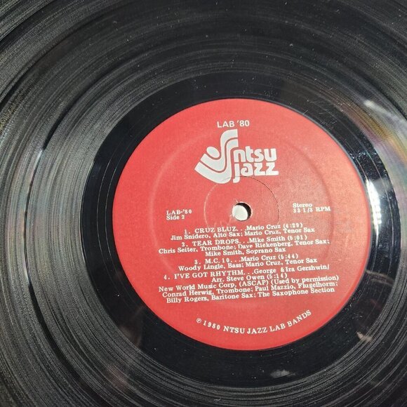 North Texas State University Jazz Band Lab 80 Vinyl LP - Picture 3 of 6